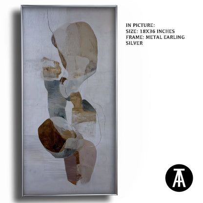 Artwork in Metal Earling Silver Frame