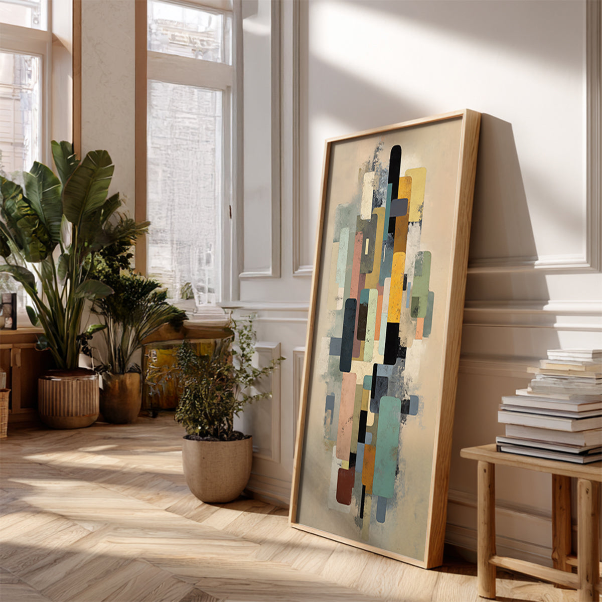 Indian Artwork in a Lifestyle Setting