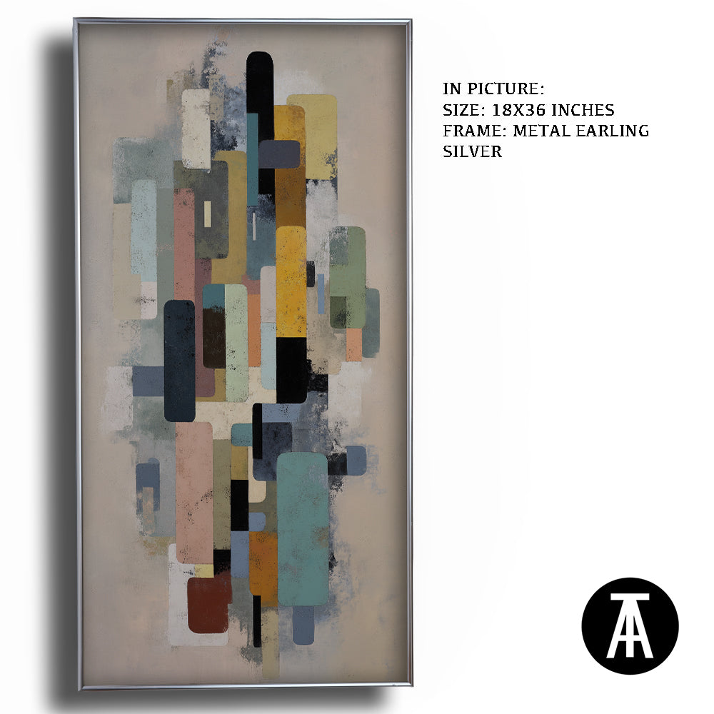 Artwork in Metal Earling Silver Frame