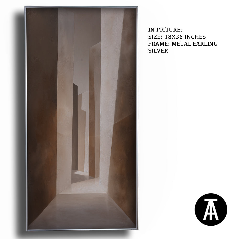 Artwork in Metal Earling Silver Frame