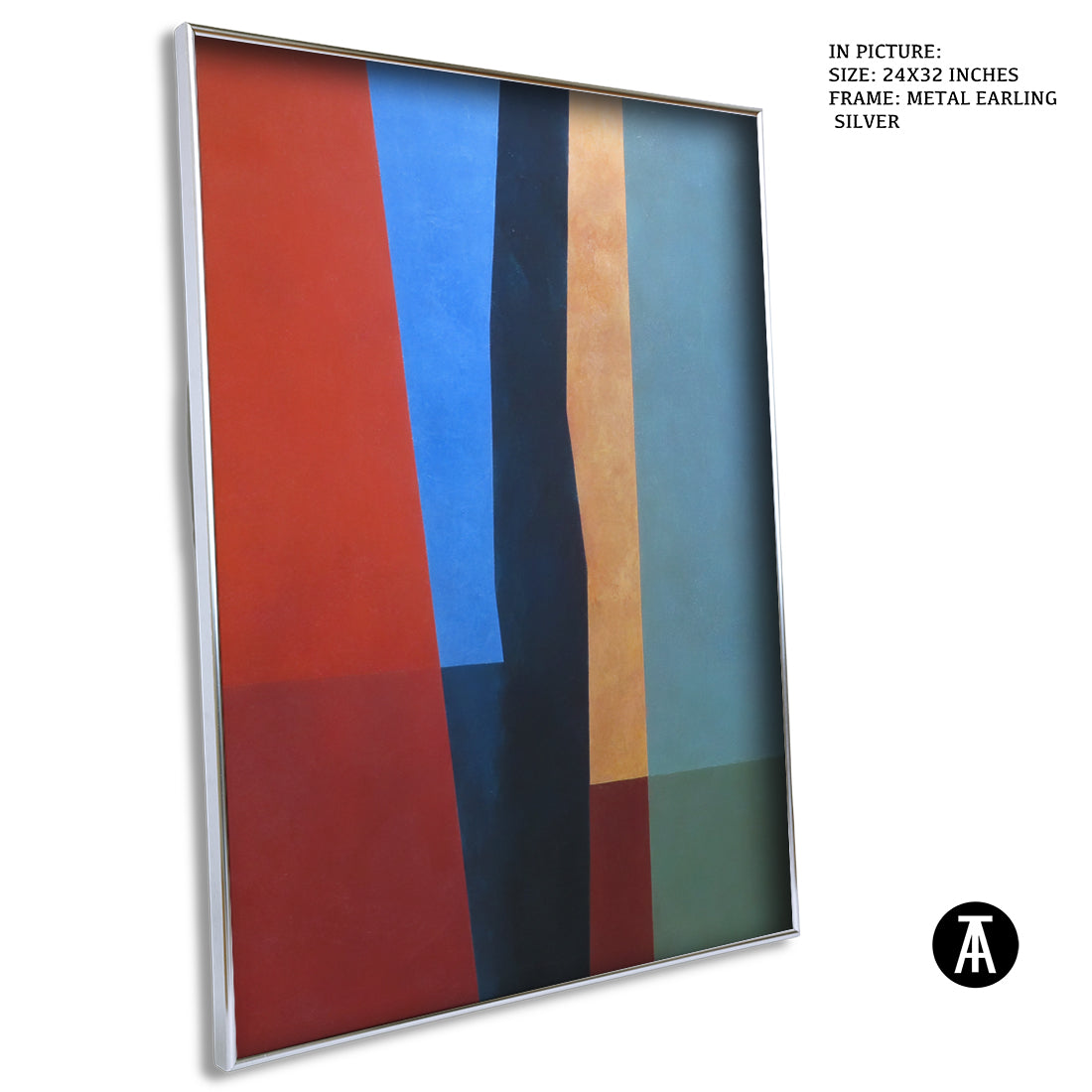 Artwork in Metal Earling Silver Frame