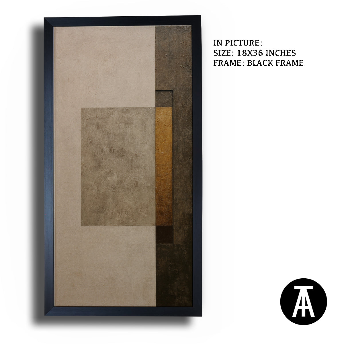 Artwork in Metal Earling Silver Frame