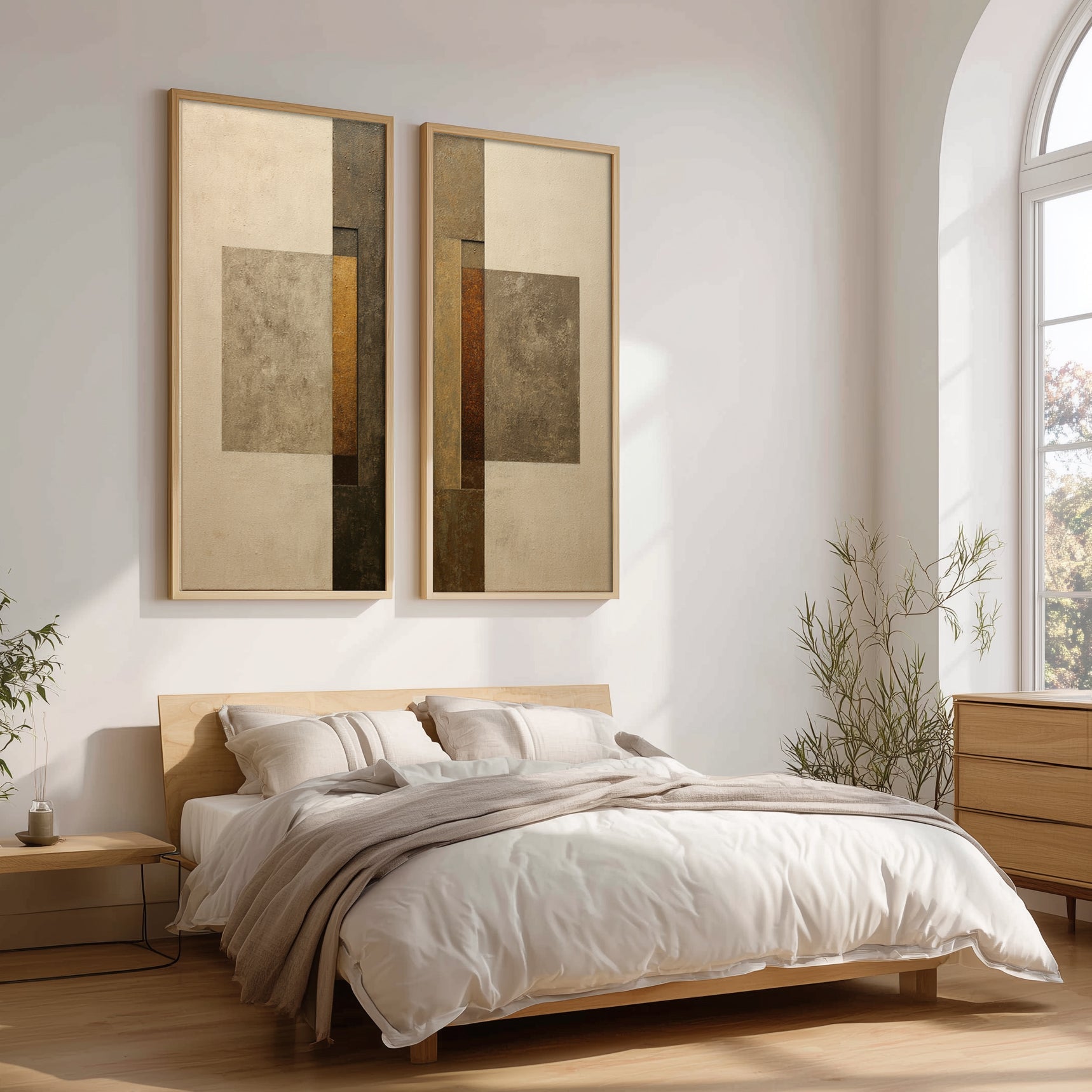 Abstract Artwork Set in a Lifestyle Setting