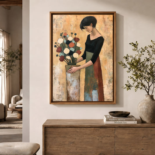 Painting in a Lifestyle Setting