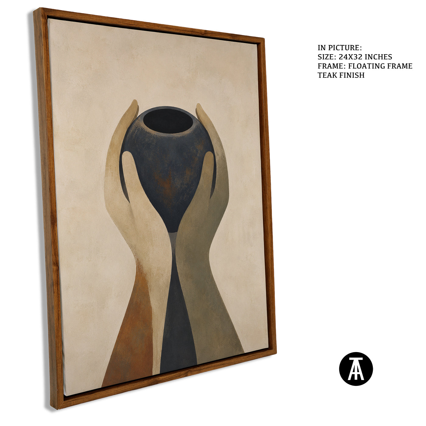 Artwork in Floating Frame