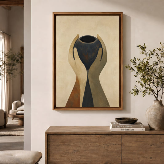 Painting in a Lifestyle Setting
