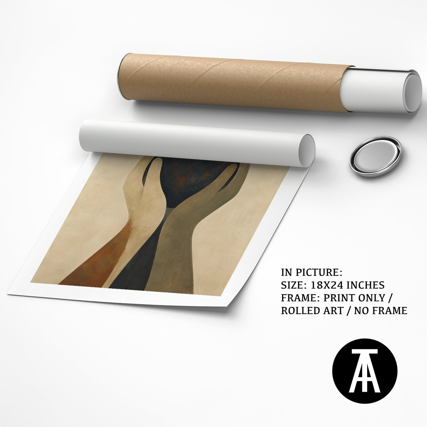Artwork as Print Only or Rolled Art