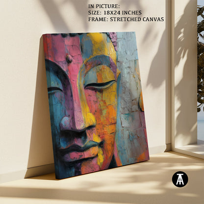 Artwork in Natural Wood Frame