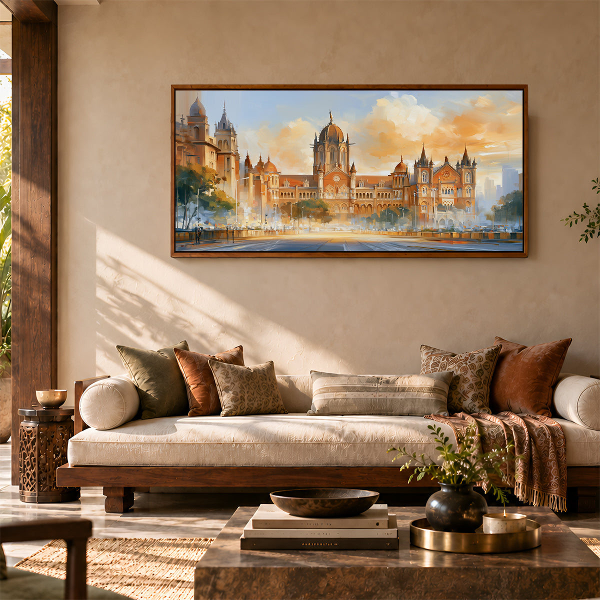 Indian Artwork in a Lifestyle Setting