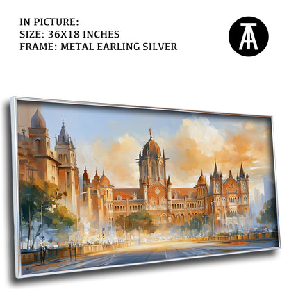 Artwork in Metal Earling Silver Frame