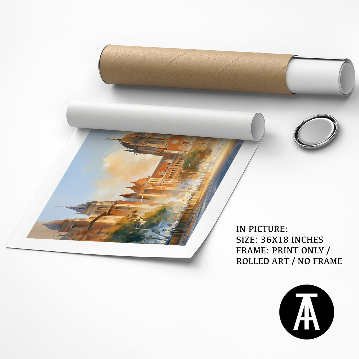 Artwork as Print Only or Rolled Art