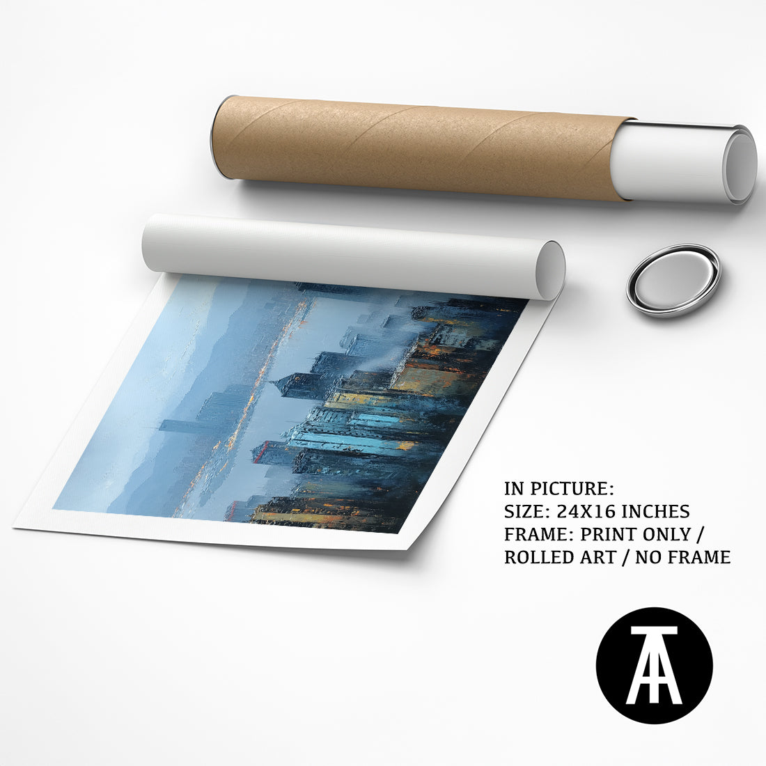 Artwork as Print Only / Rolled Art