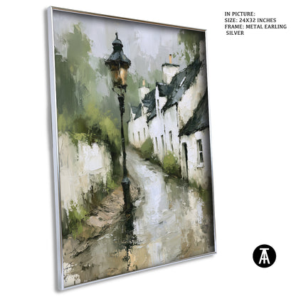 Artwork in Metal Earling Silver Frame