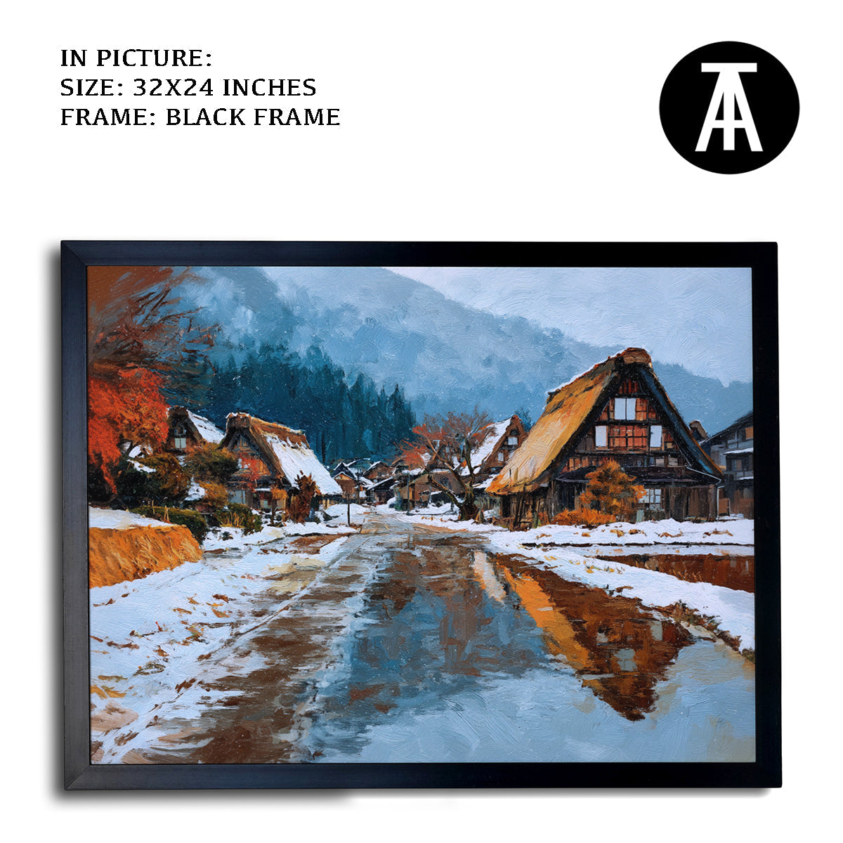 Artwork in Metal Earling Silver Frame