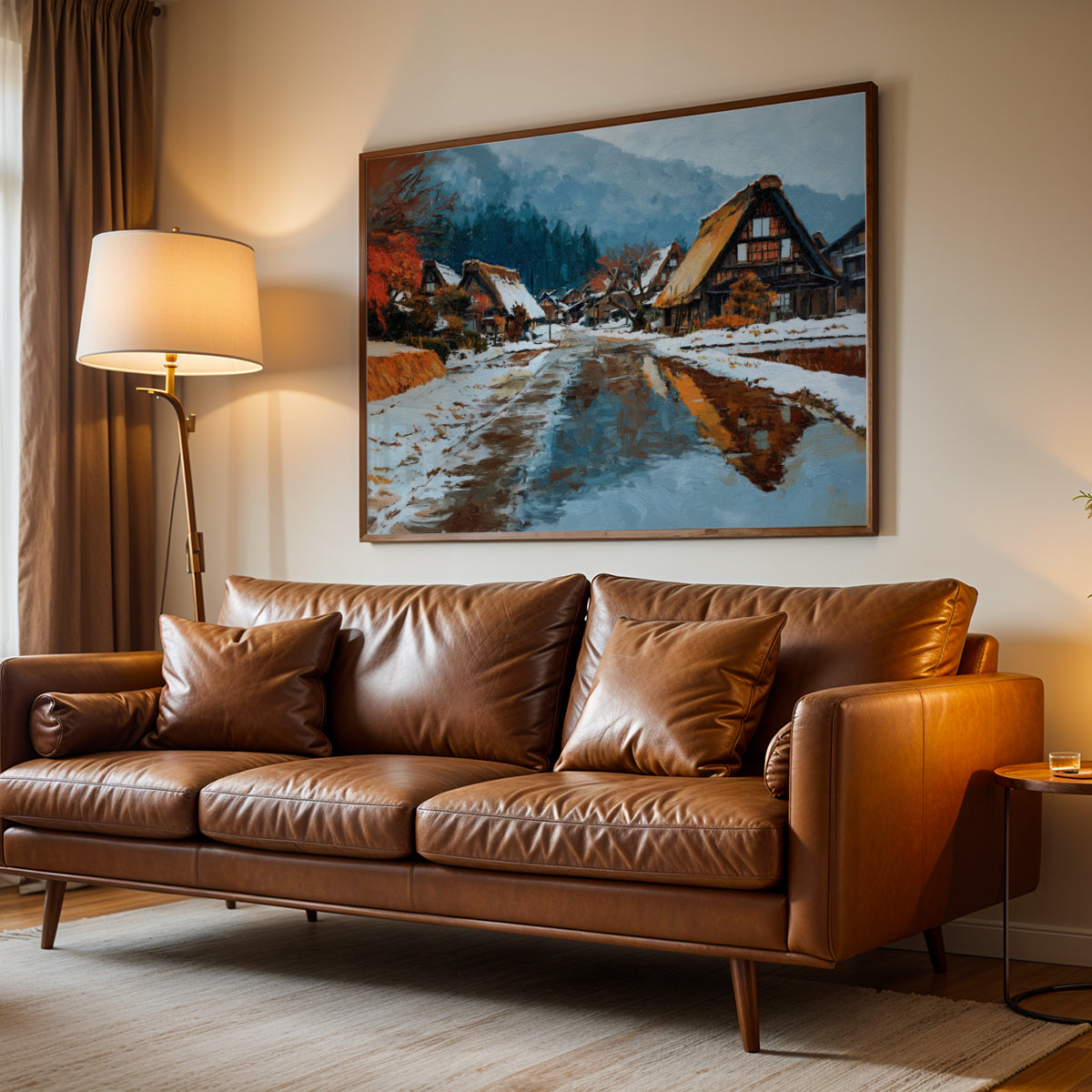 Japanese Artwork in a Lifestyle Setting