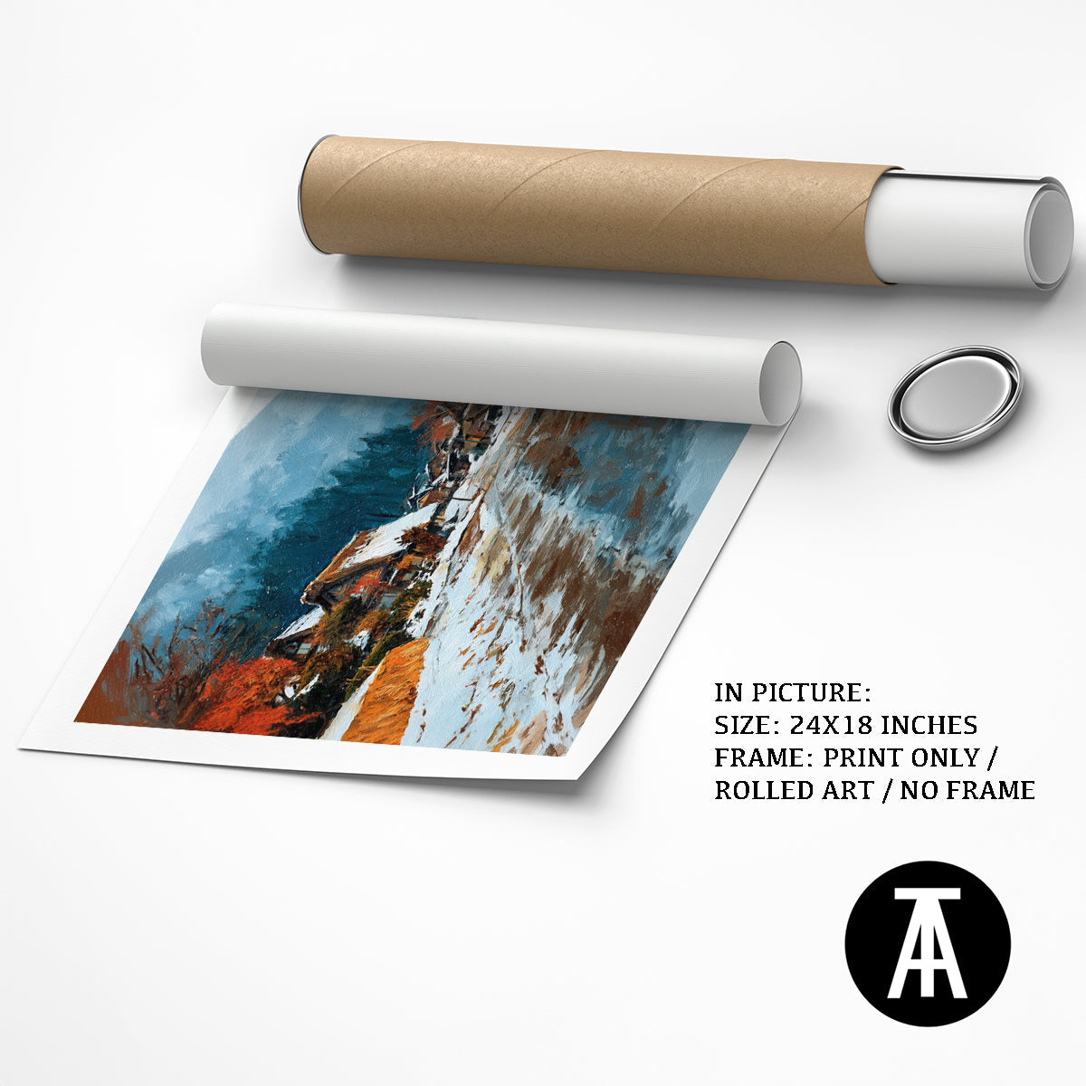 Artwork as Print Only or Rolled Art