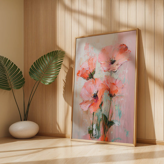 Floral Painting in a Lifestyle Setting