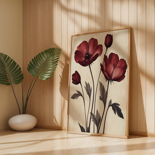Floral Painting in a Lifestyle Setting