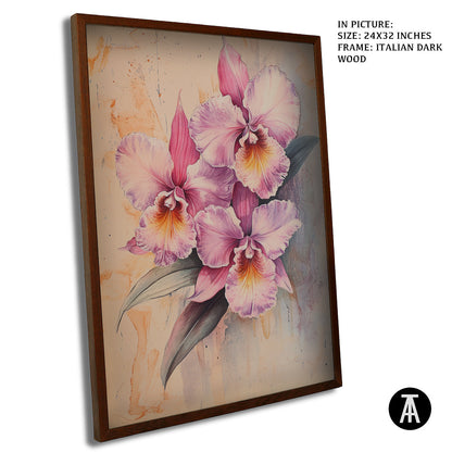 Sample Artwork in Italian Wood Framing Dark