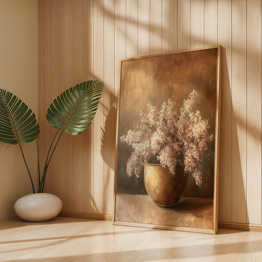 Floral Painting in a Lifestyle Setting