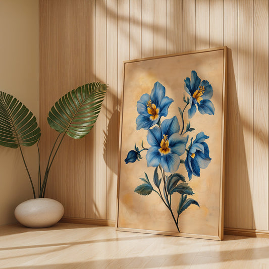 Floral Painting in a Lifestyle Setting
