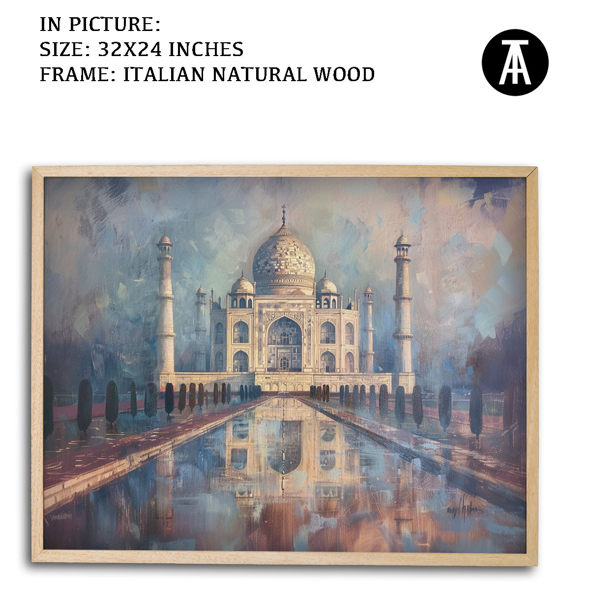 Vintage Taj Mahal- Limited Edition - TravelArty
