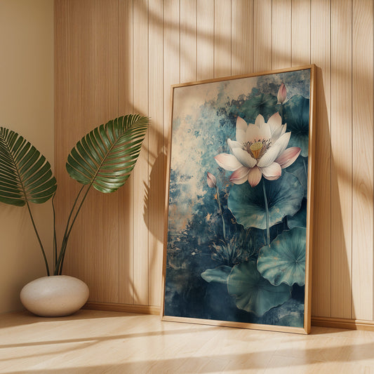 Floral Painting in a Lifestyle Setting