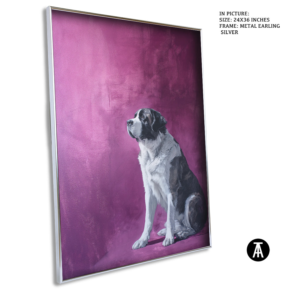 Artwork in Metal Earling Silver Frame