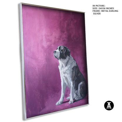 Artwork in Metal Earling Silver Frame