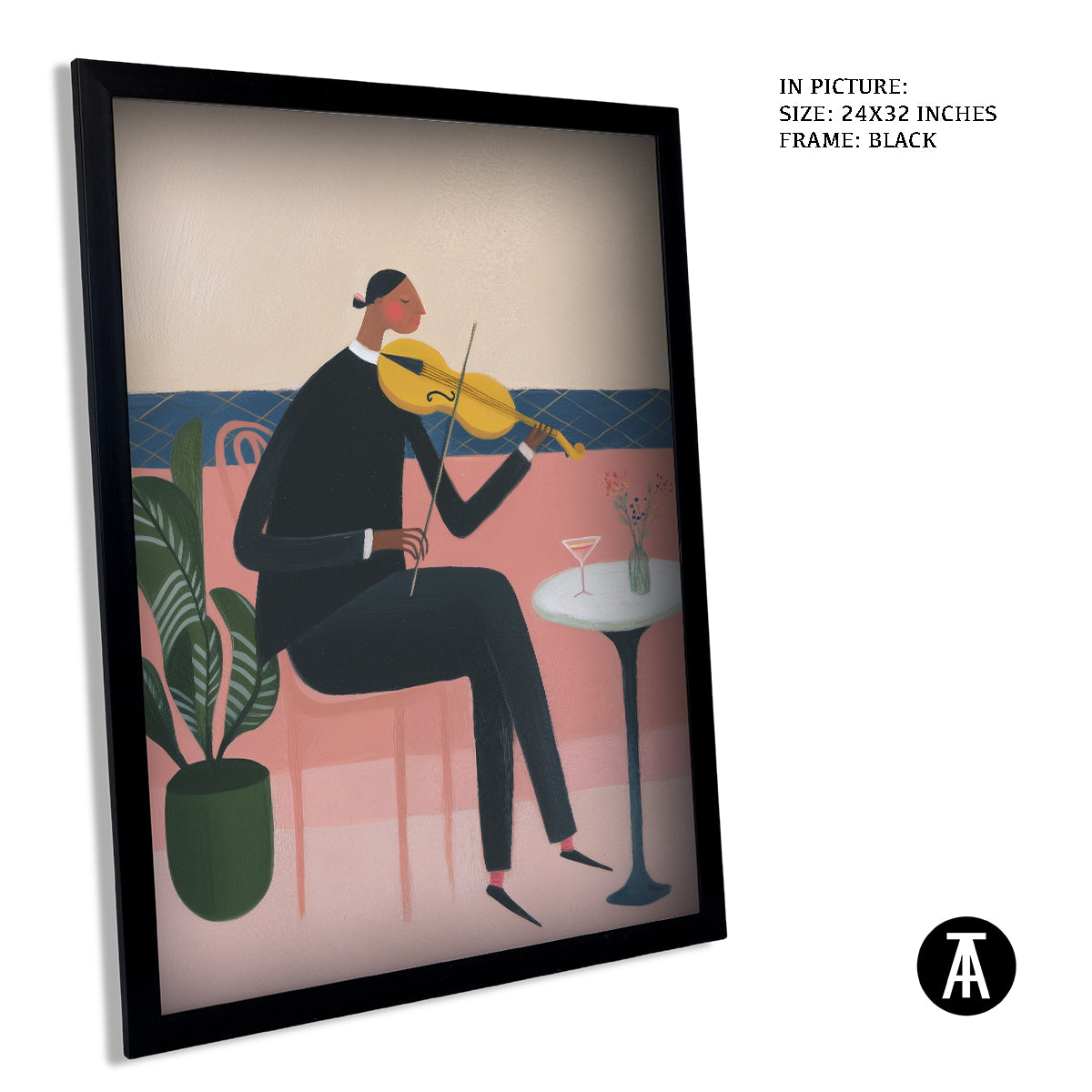 Artwork in Black Frame