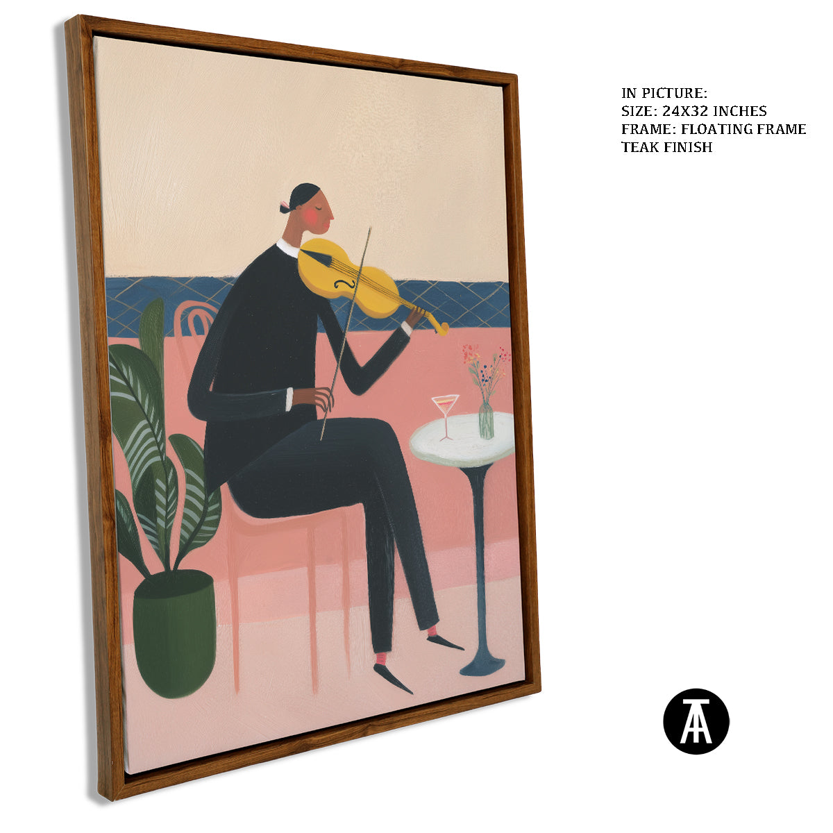 Artwork in Floating Frame