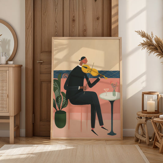 Painting in a Lifestyle Setting