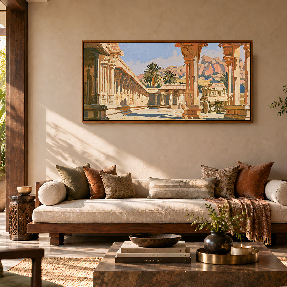 Indian Artwork in a Lifestyle Setting