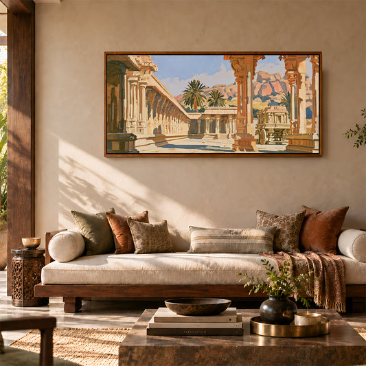 Indian Artwork in a Lifestyle Setting