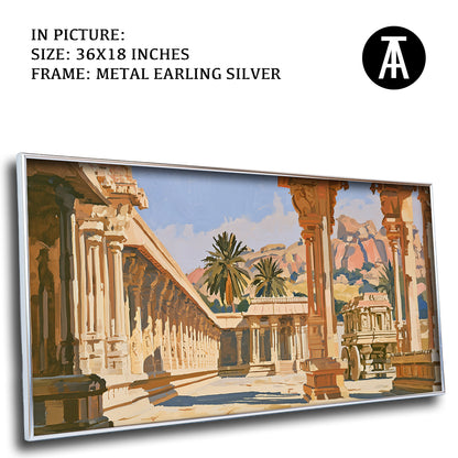 Artwork in Metal Earling Silver Frame