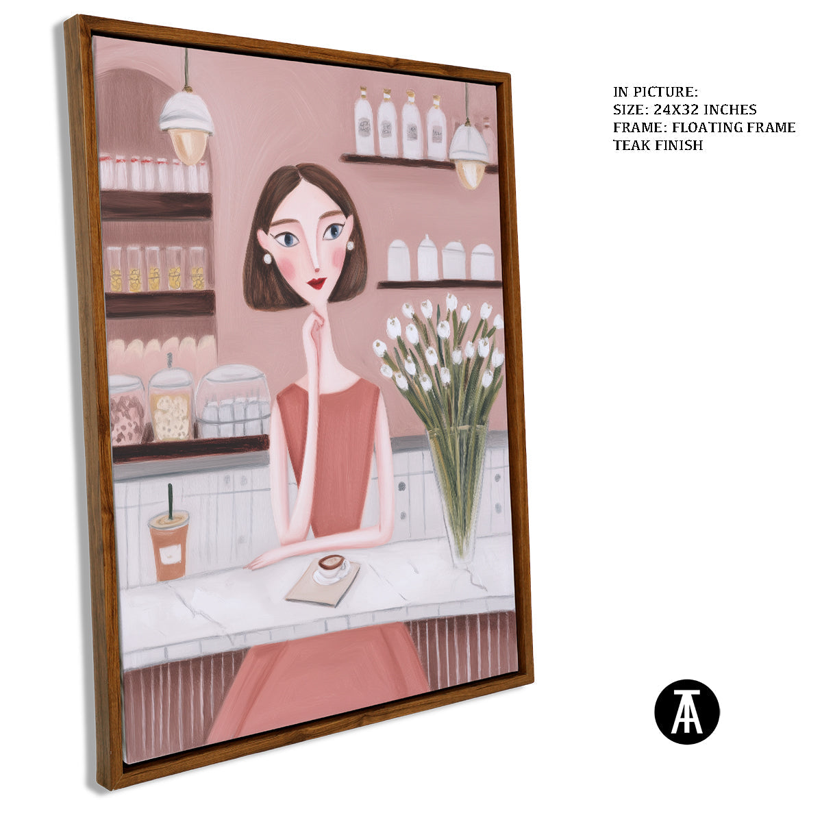 Artwork in Floating Frame