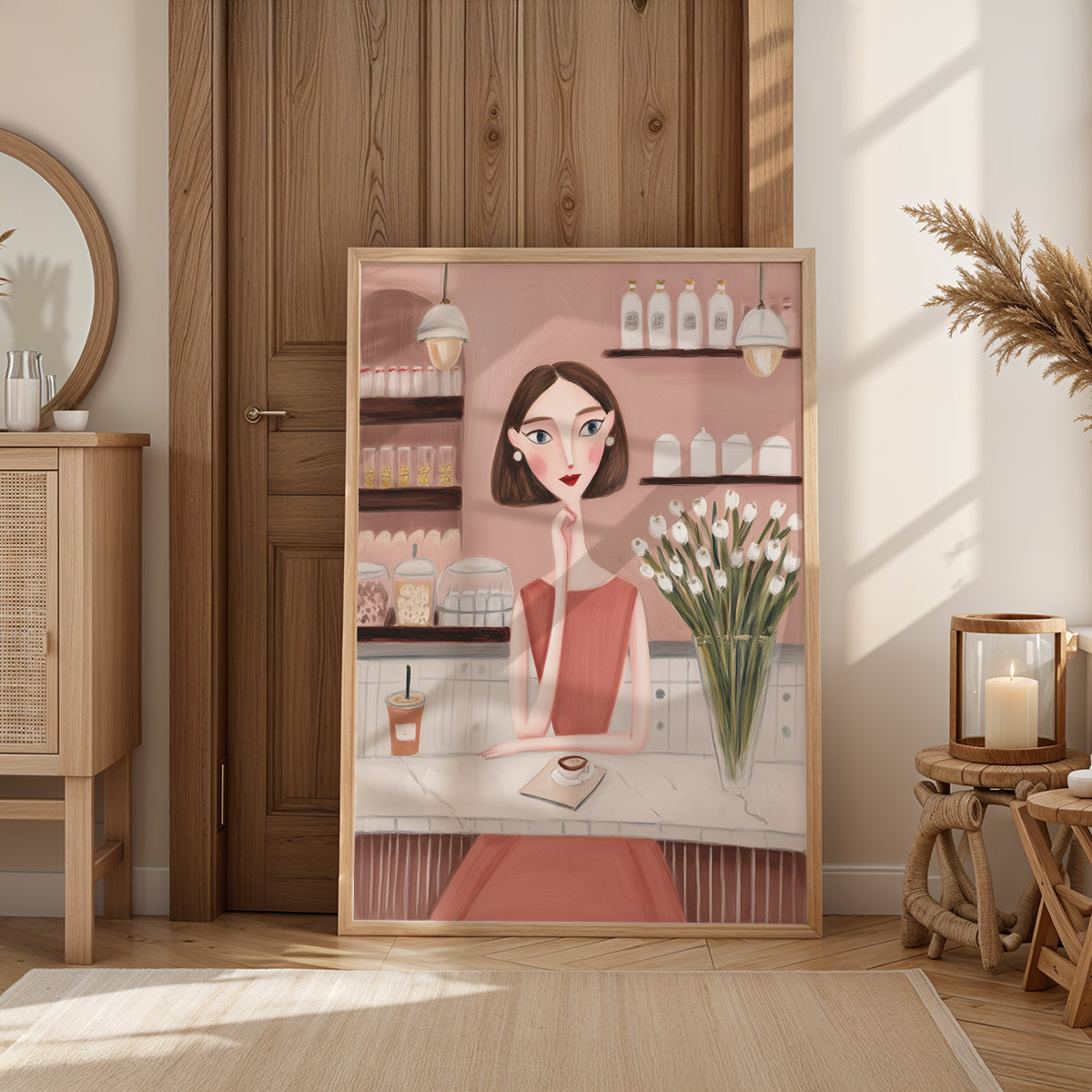 Painting in a Lifestyle Setting