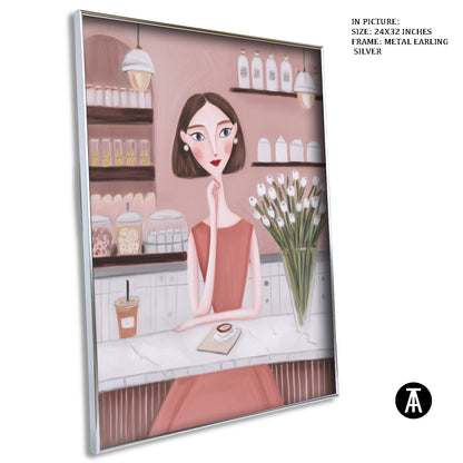 Artwork in Metal Earling Silver Frame