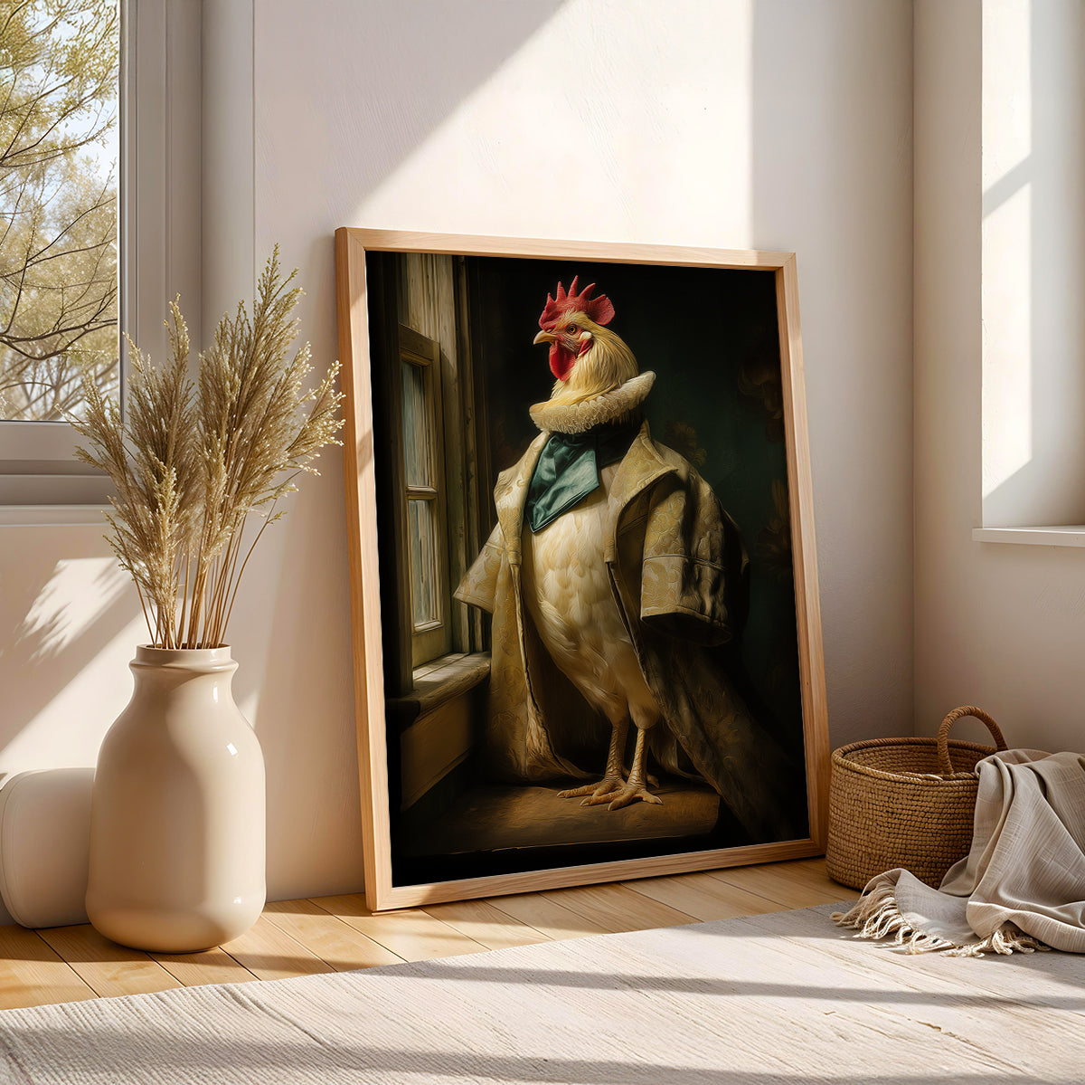 Painting in a Lifestyle Setting