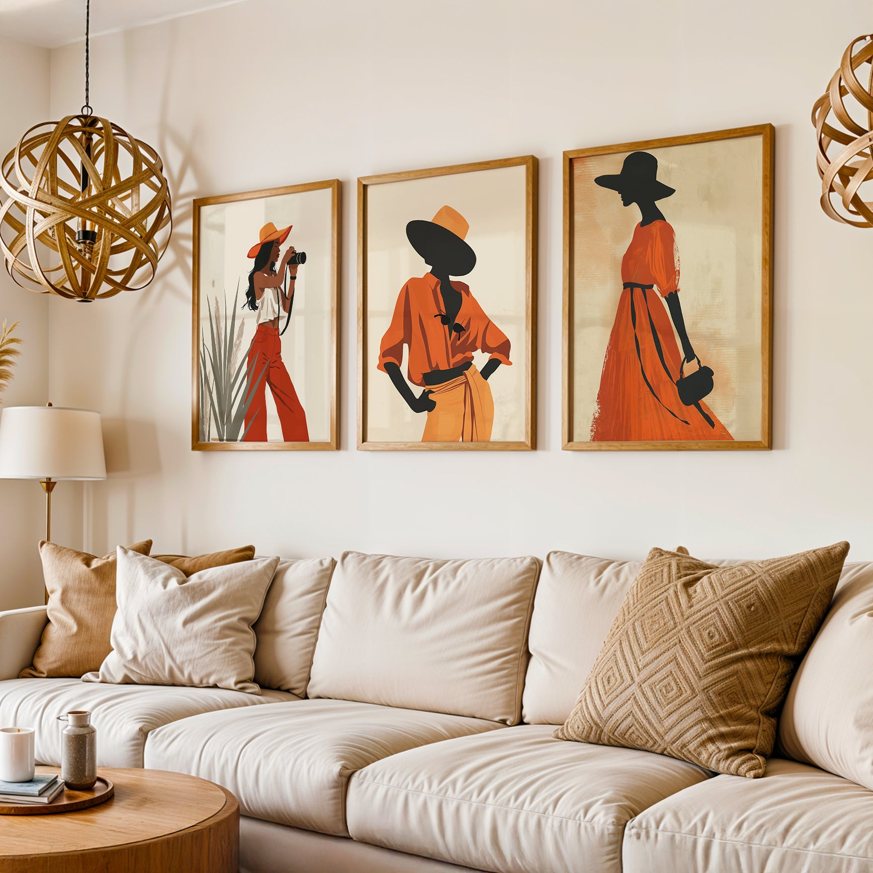 Gallery Wall Set in Lifestyle Setting