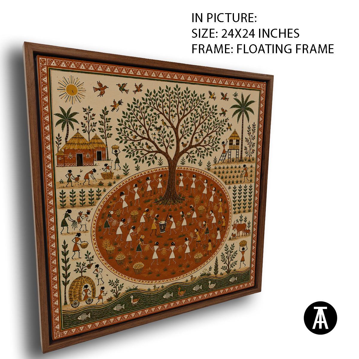 Artwork in Floating Frame