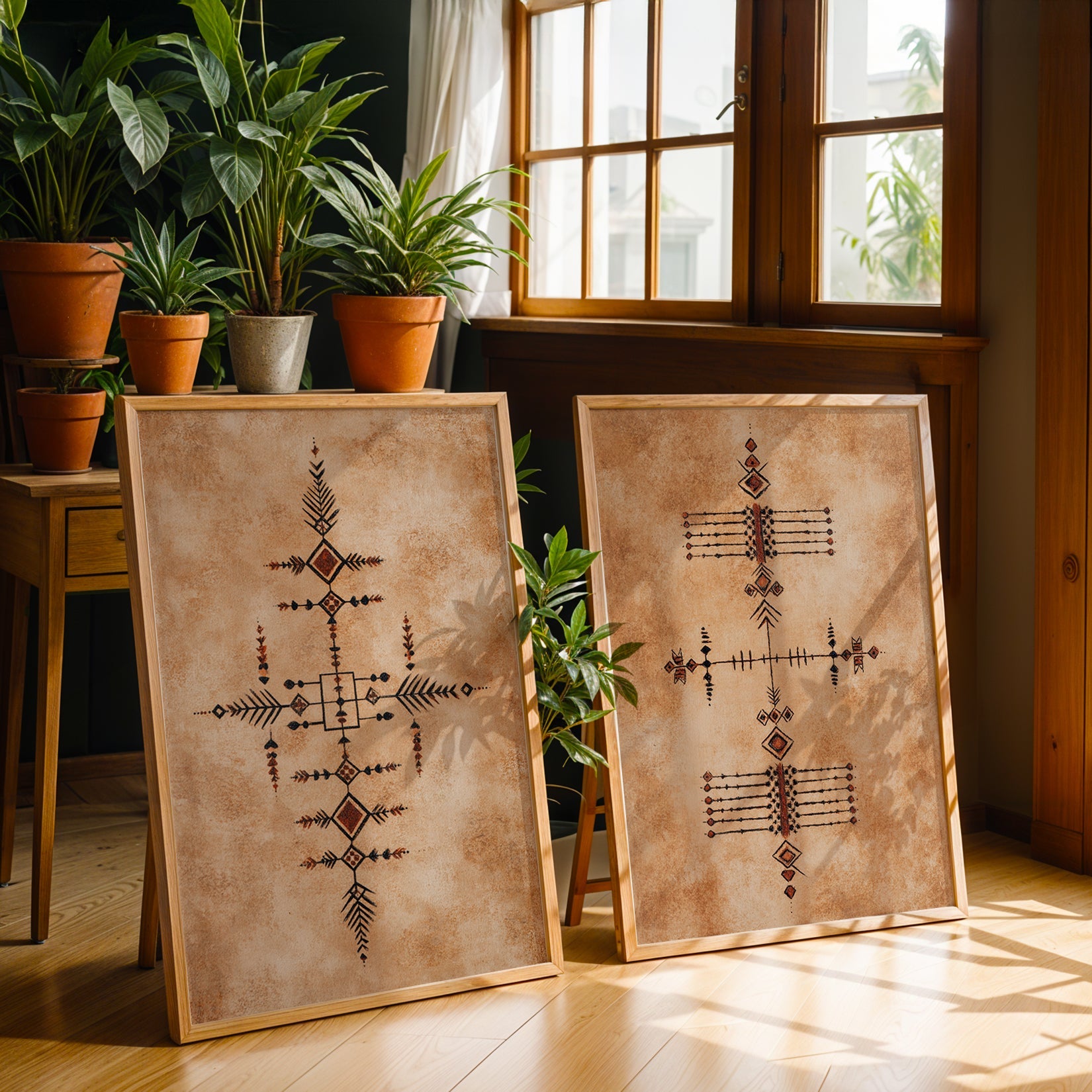 Heritage Indian Painting in a Lifestyle Setting