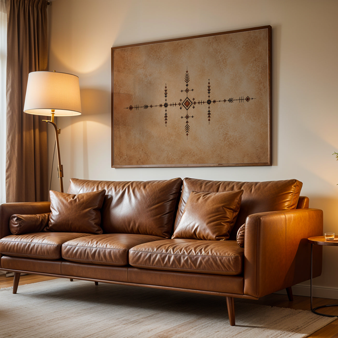 Heritage Indian Painting in a Lifestyle Setting