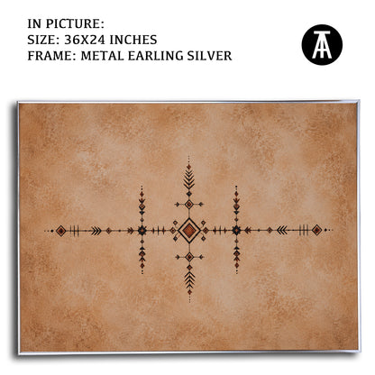 Artwork in Metal Earling Silver Frame