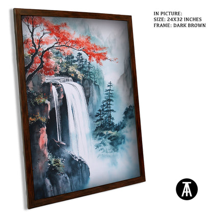 Artwork in Metal Champagne Gold Frame