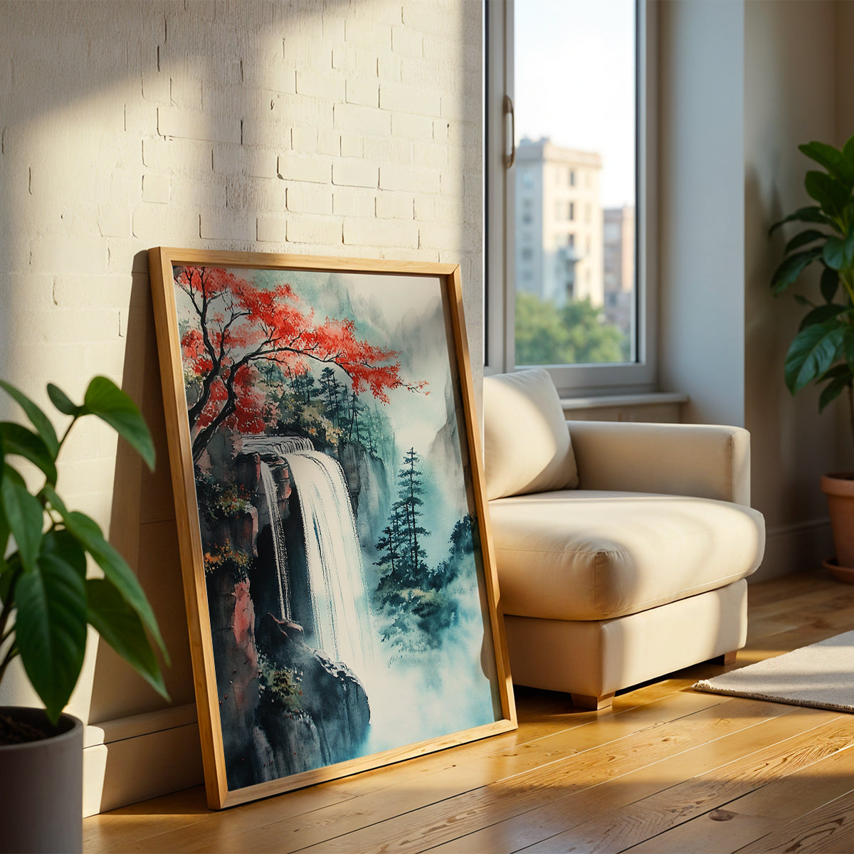 Indian Artwork in a Lifestyle Setting