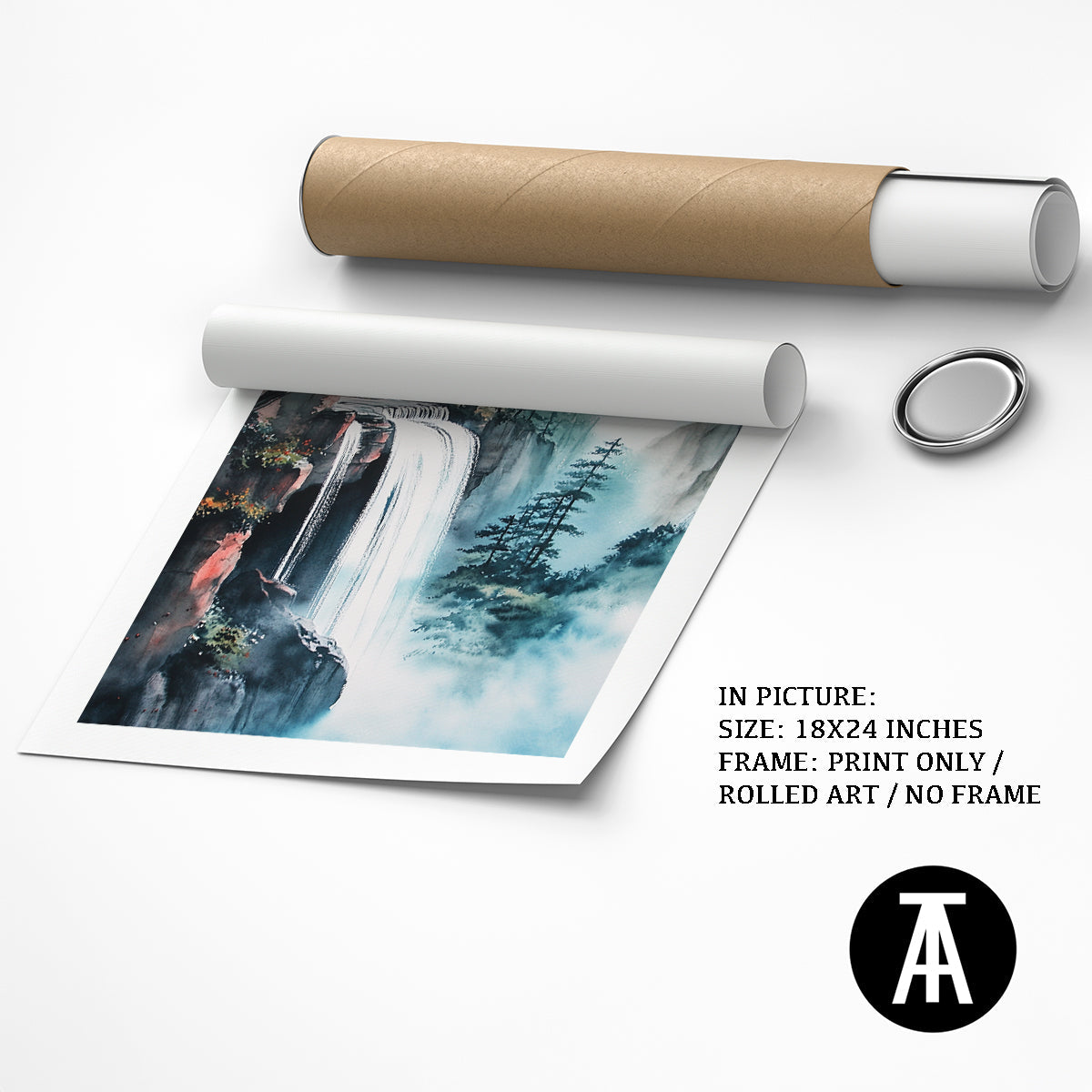 Artwork as Print Only or Rolled Art