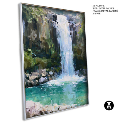 Artwork in Metal Earling Silver Frame