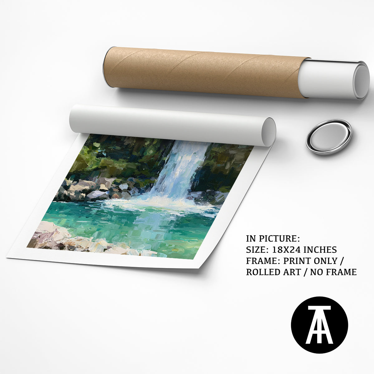 Artwork as Print Only / Rolled Art