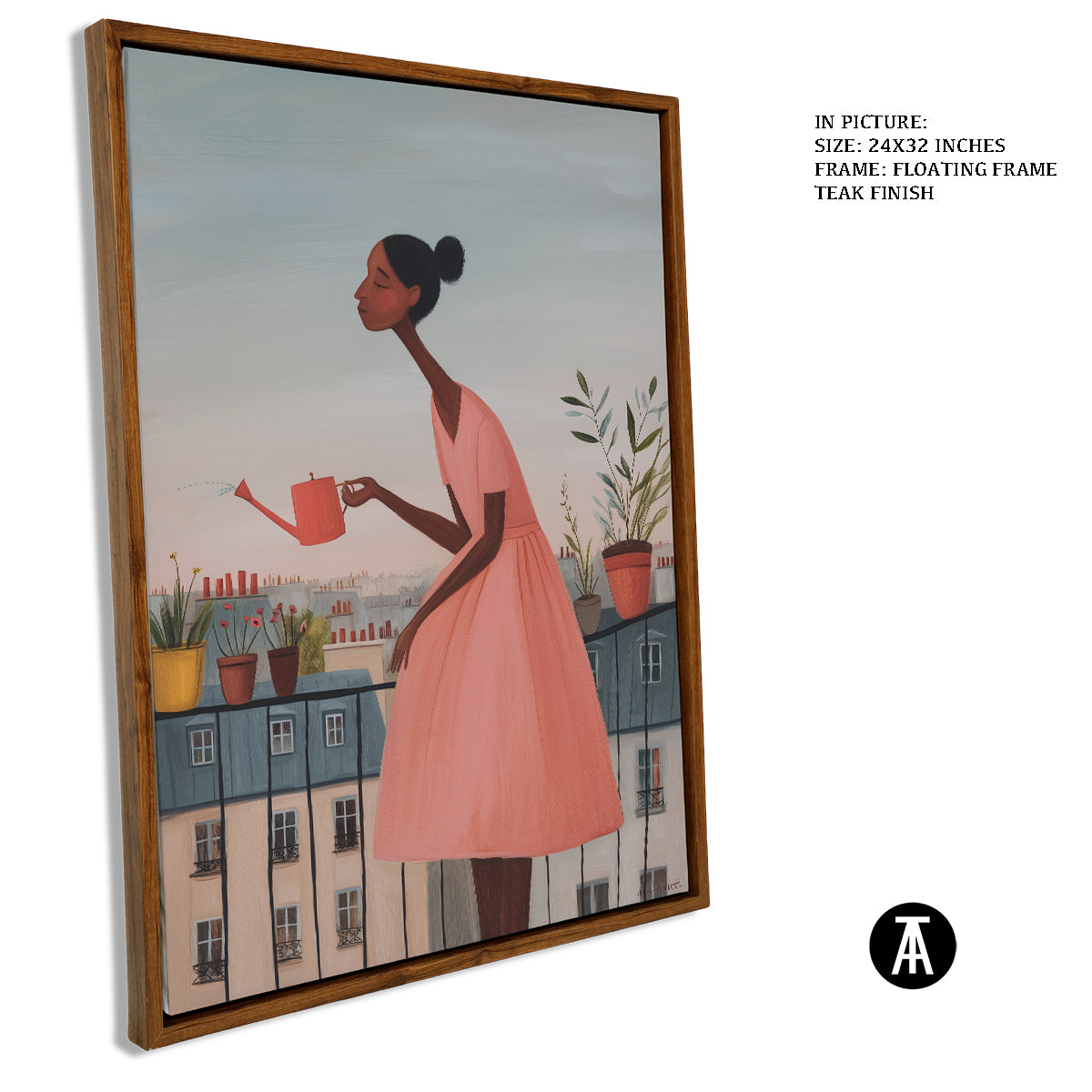 Artwork in Floating Frame